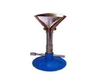 MG 133 Bunsen Burner with Flame Splendor Brass C.P. valve type