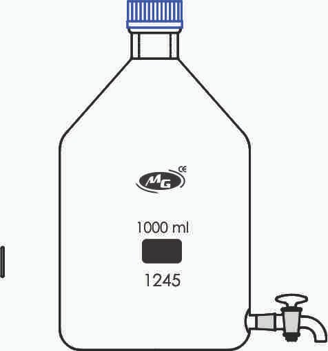 Aspirator Bottle with Interchangeable Stopcock