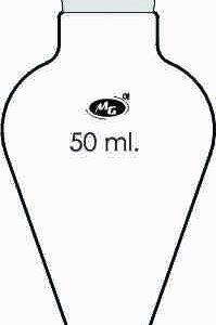 Flasks Pears Shape Boiling ,Short Neck, With Inter-changeable Joint