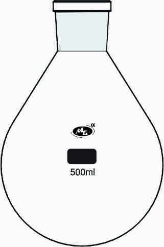 Evaporating Flask -Pear Shaped Suitable for Rotary Evaporators with Ground Socket